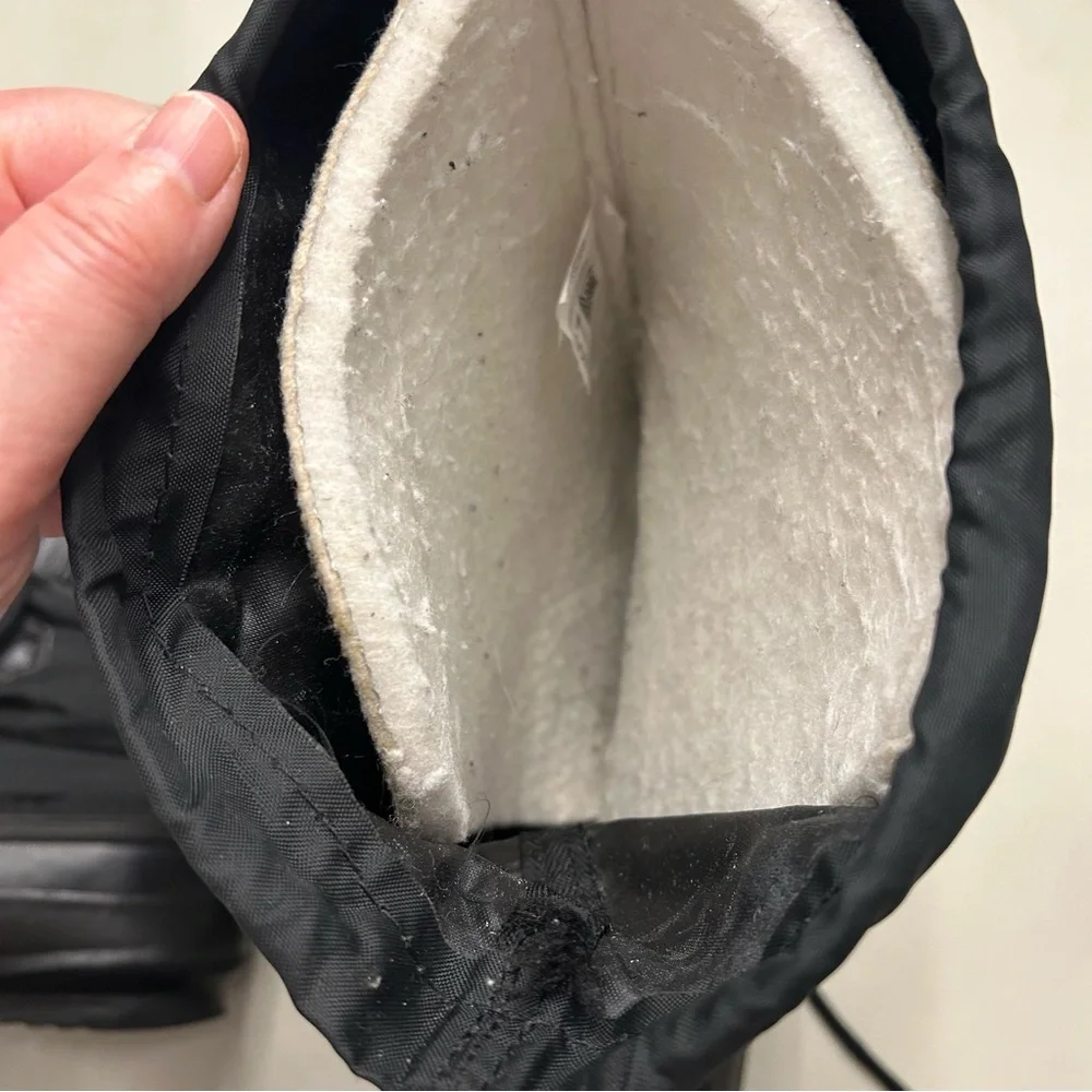 Sorel Women’s  Snowlion  Black Winter  Boots  Size 7 - Picture 4 of 10